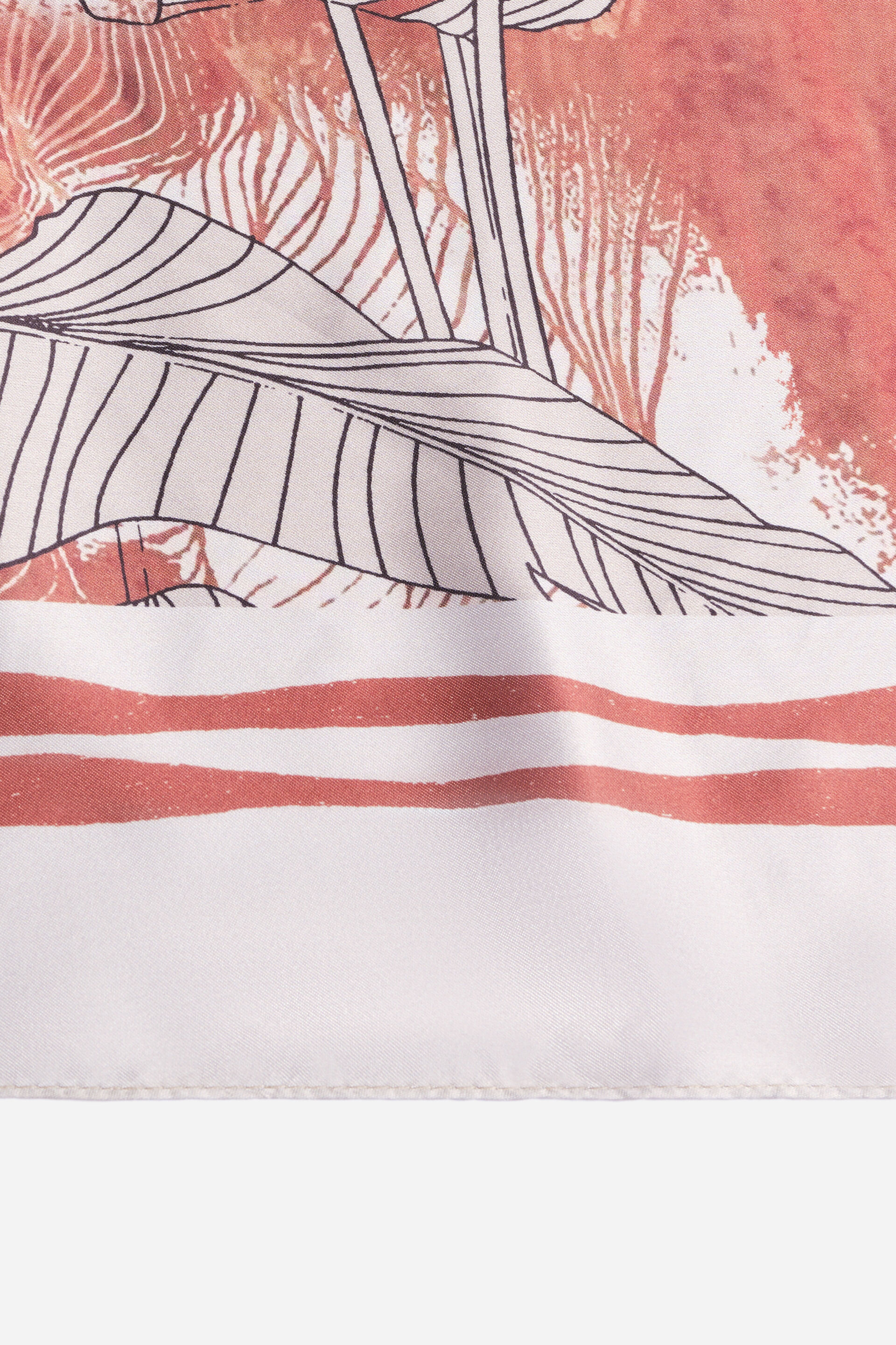 Amber Satin Scarf, , image 3